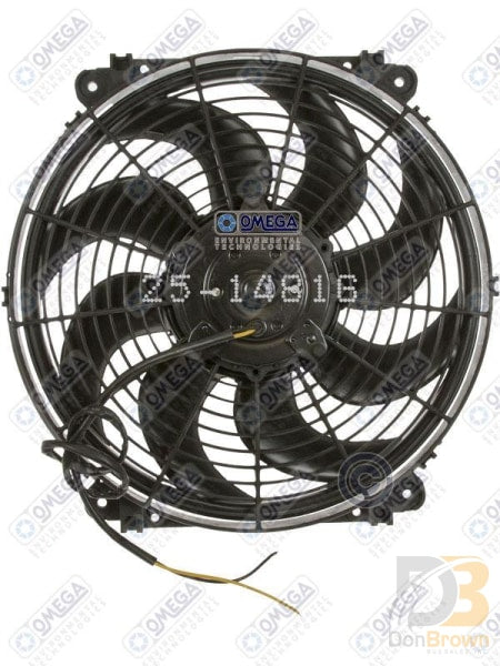 Fan Assembly 13In 12V Pusher Rev S Blades 340Mm 25-14816 Air Conditioning