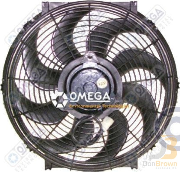 Fan Assembly 16In 12V Pusher Rev S Blades 390Mm 25-14818 Air Conditioning