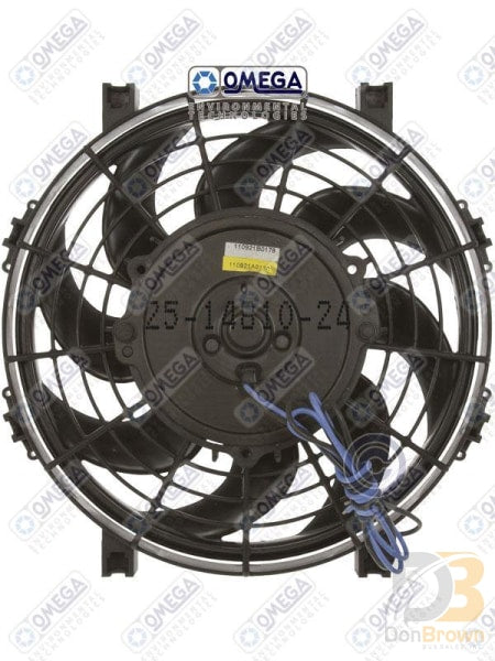 Fan Assembly 9In 24V Pusher Rev S Blades 132Mm Bsb 25-14810-24 Air Conditioning