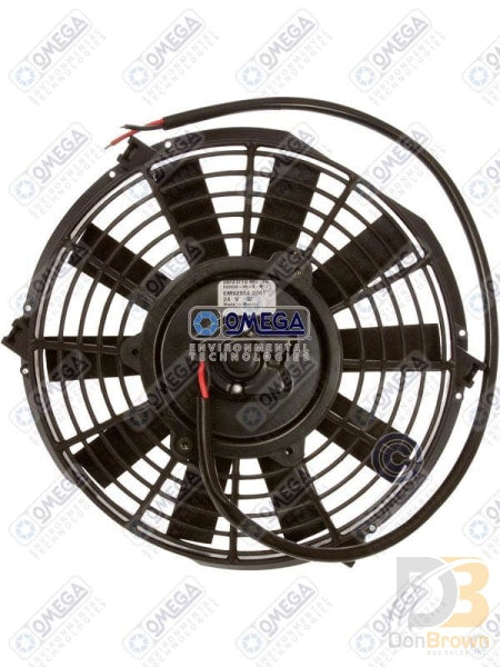 Fan Assembly 9In 24V Pusher Strt Blade 90W Pancake 25-14824-90-24 Air Conditioning