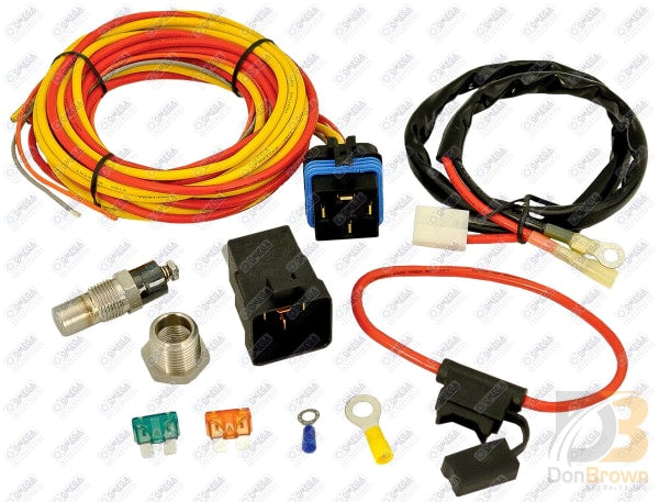 Fan Relay Wiring Harness Kit Spal 33-195Fh Air Conditioning