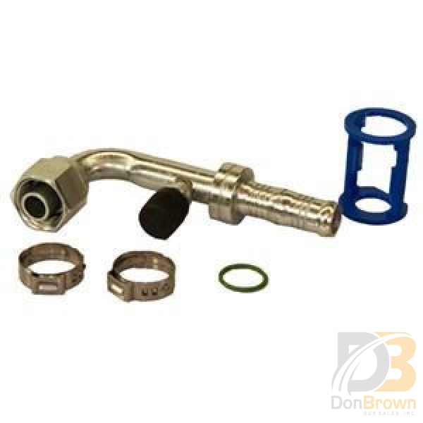 Fitting Clip-Lok 90° 1/2 Fo X #10 Hose W/inverted Switch Port Burgaflex 313614 Air Conditioning