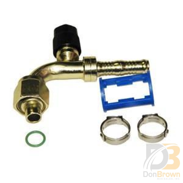 Fitting Clip-Lok 90° 5/8 Fo X #12 Hose W/inverted Switch Port Burgaflex 313615 Air Conditioning