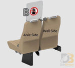 Freedman Seat Sneeze Guards Single Curbside Aisle Kit B Bus Parts
