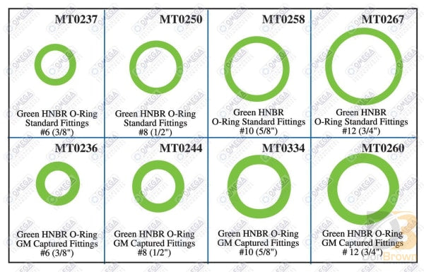 Gm Basic O-Ring Kit Mt9585 Air Conditioning