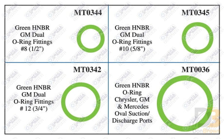 Gm Dual O-Ring Kit Mt9584 Air Conditioning