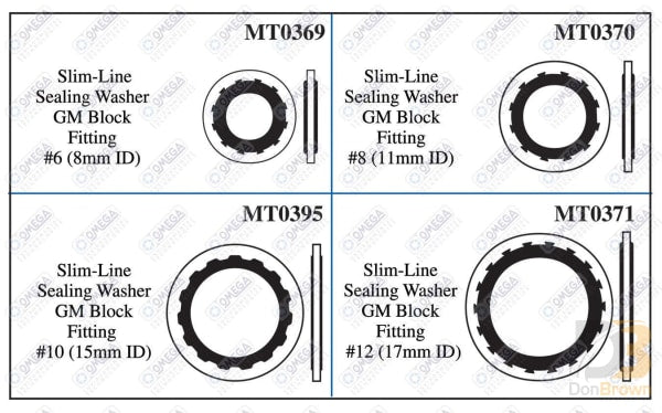 Gm Slim-Line Washer Kit Mt9587 Air Conditioning