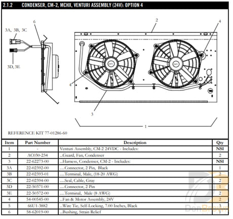 Harness Condenser Cm-2 22-62273-00 Air Conditioning