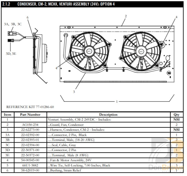 Harness Condenser Cm-2 22-62273-00 Air Conditioning