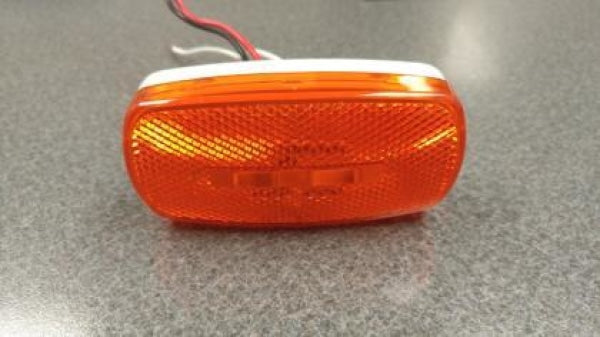 LED Mark Light; Oval; Amber; 3 Wire; w/ Turn 08-008-108 MCL32ATB