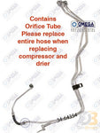 Manifold Hose Assembly With Orifice Tube 34-64354 Air Conditioning