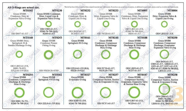 Mazda Service Kit (2 Box Kit) Mt9545 Air Conditioning