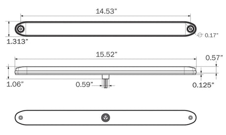 Mcl80Rcb Led Id Light Bar With Built-In Utility