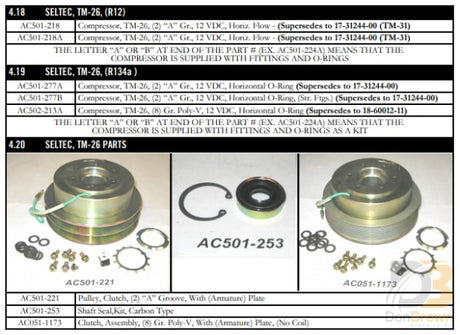 Pulley Clutch W/plte Ac501-221 Air Conditioning