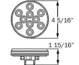 Rear Turn Amber Led 4 08-008-018 Stl43Ab Bus Parts