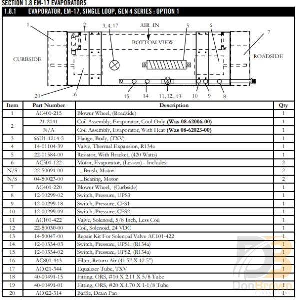 Resistor (420 W) 22-01584-00 Air Conditioning