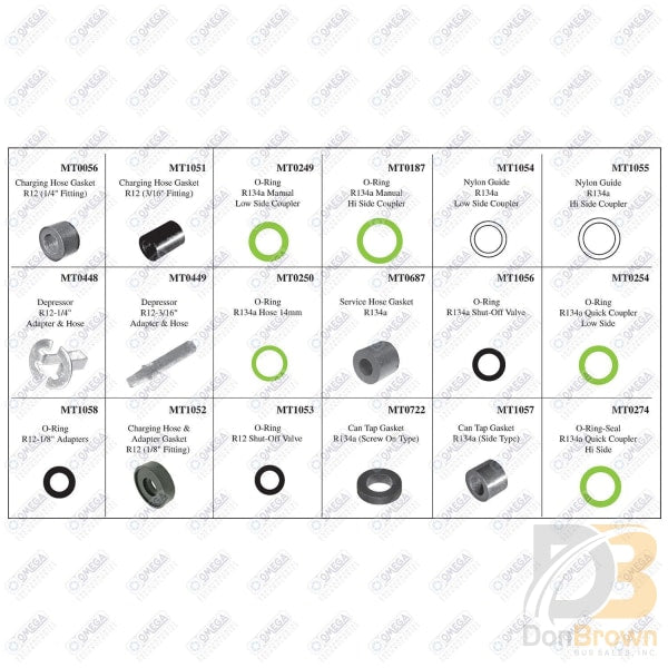 Seal O-Ring And Depressor Kit - R12/r134A Chargin Mt1050 Air Conditioning