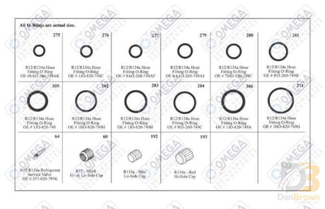 Seat Service Kit Mt9563 Air Conditioning