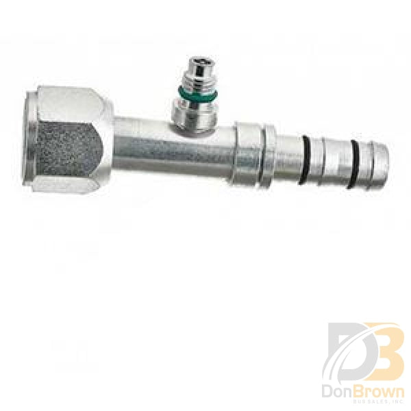 Straight Female O-Ring (Long Pilot) With Switch Port Metric Thread (M12 X 1.25) No. 10 Fitting