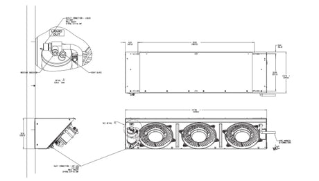 Top Level Kit Cm-3 12V W/ Grill Mount Black Slim Line Micro Channel 77-00274-20 Air Conditioning