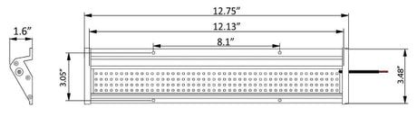 Ucl45Ch12Bb 12-In. Led Scene Light Black Housing