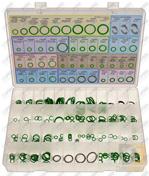 Ultimate - 48 Compartment Kit Most Popular O-Ring Mt9618 Air Conditioning