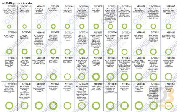 Ultimate - 48 Compartment Kit O-Rings .173 To .433 Mt9612 Air Conditioning