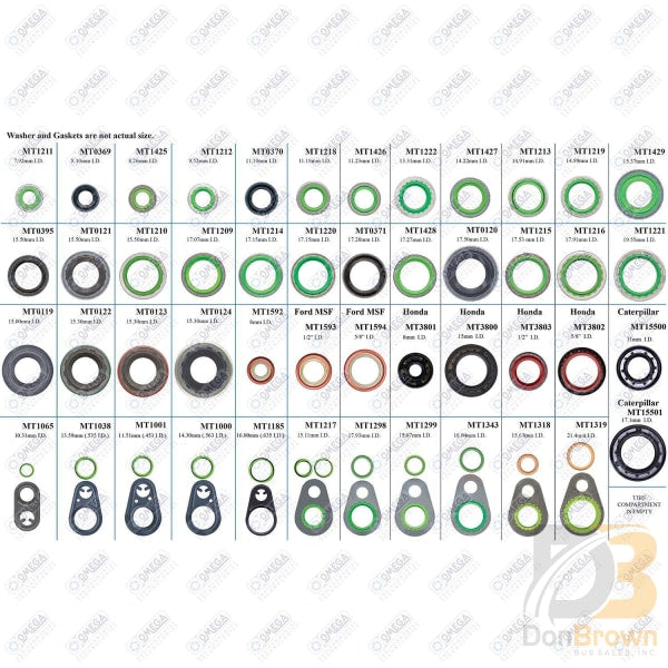 Ultimate - 48 Compartment Kit Sealing Washers Mt9619 Air Conditioning