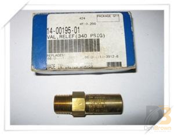 Valve Press Relief(340 Psig) 14-00195-01 Air Conditioning