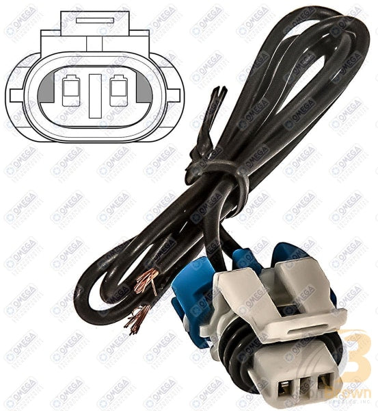 Wire Harness - Gm 2 Pin Oval Pressure Sensors Mt1431 Air Conditioning